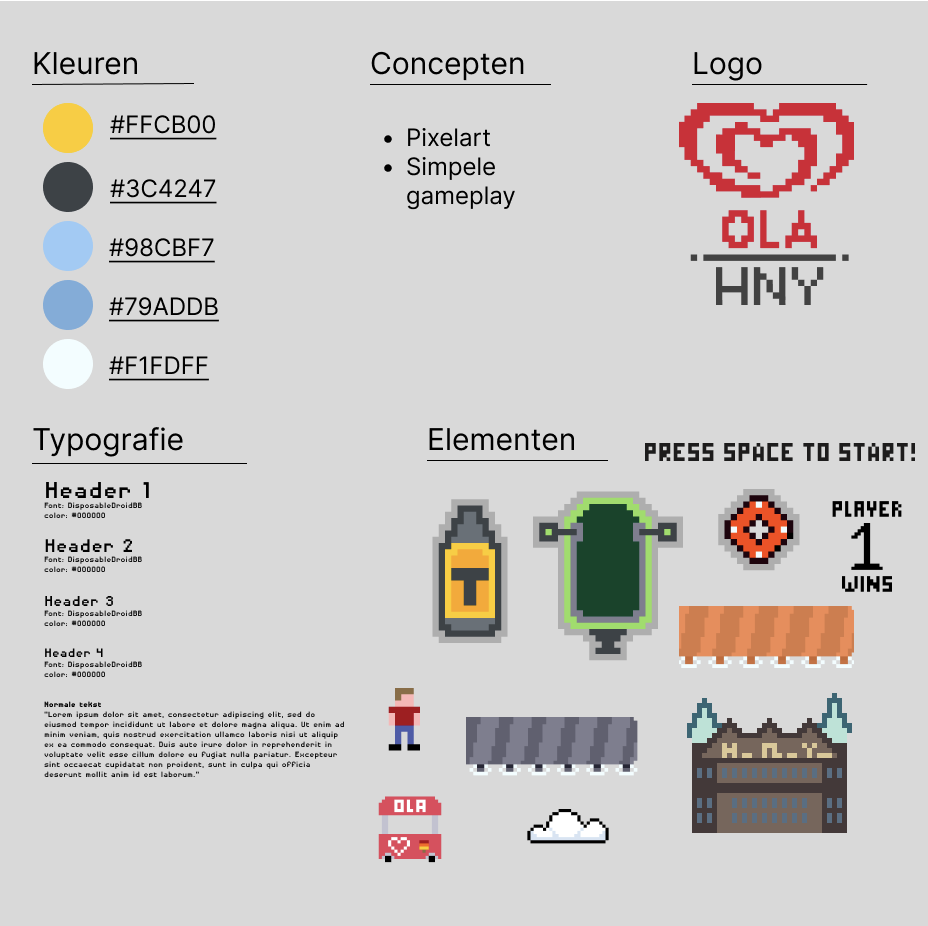 styleguide voor spel